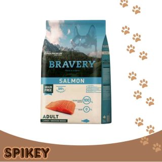 bravery salmon - ברייברי סלמון ללא דגנים 4 ק"ג