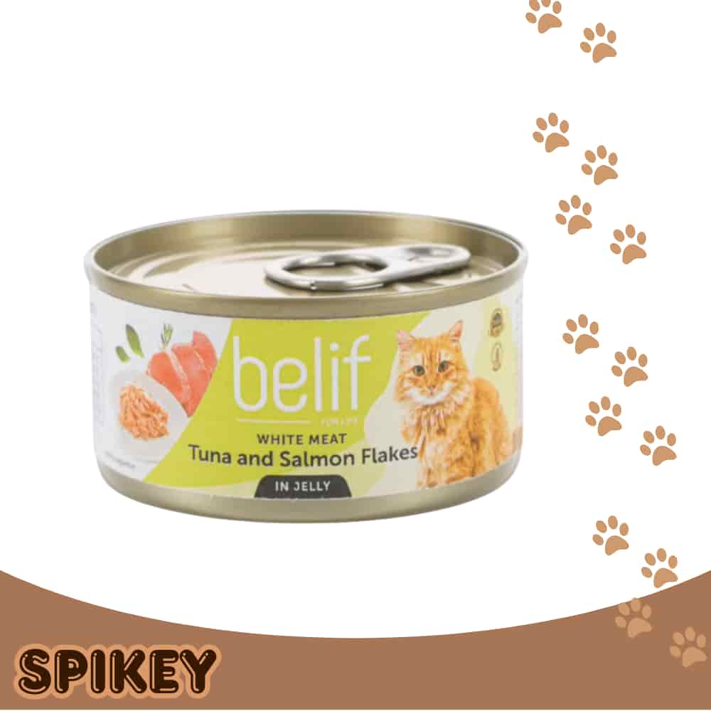 BELIF שימור בליף טונה וסלמון בג'לי 80 גרם