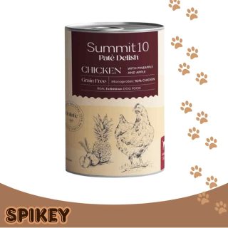 SUMMIT 10 שימור סאמיט 10 לכלב עוף אננס ותפוח 400 גרם