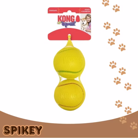 KONG קונג כדורי SQUEEZ חזקים M 2 יח'