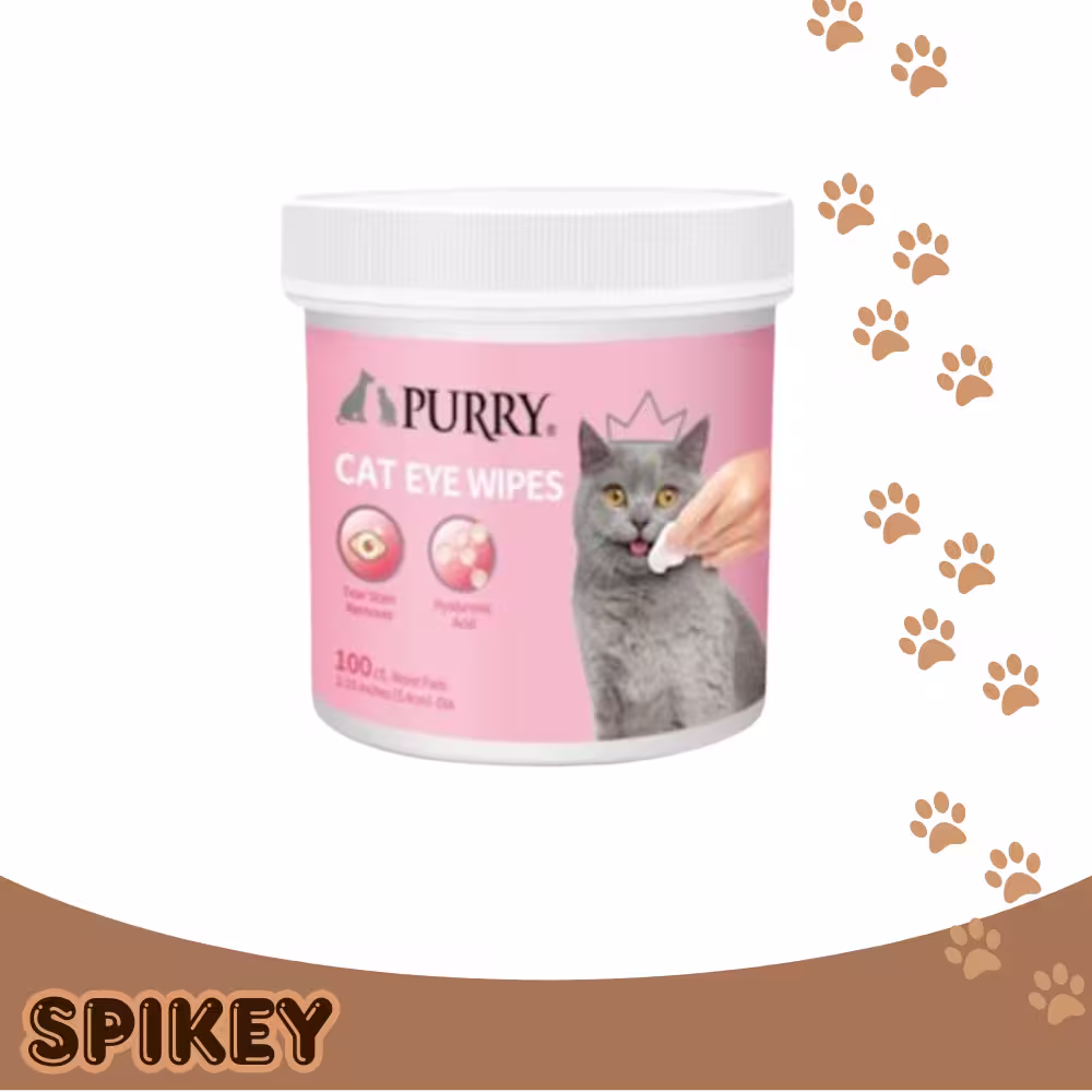 PURRY מגבוני ניקוי לעיניים לחתולים 50 יח'