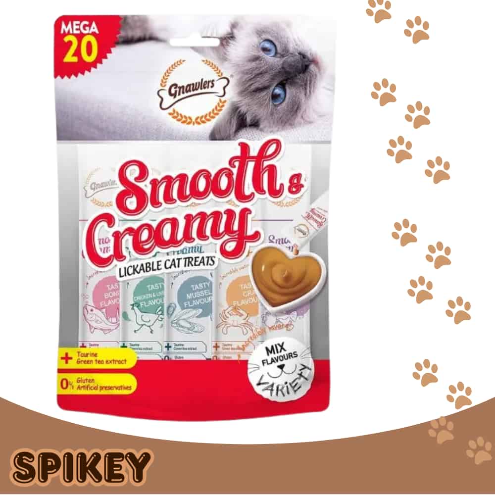 GNAWLER'S חטיף נוזלי לחתול מארז חיסכון מיקס טעמים 20 יח'