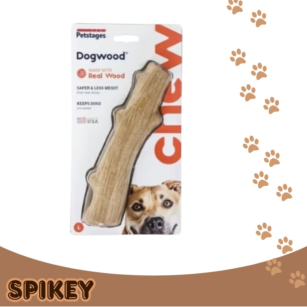 Petstages משחק לכלב מעץ טבעי L