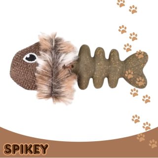 FLAMINGO פלמינגו צעצוע טבעי דג עם קטניפ דחוס לחתול