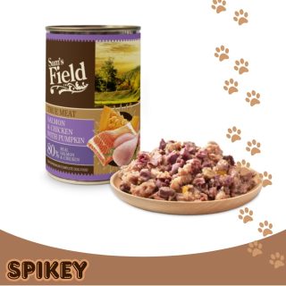 SAM'S FIELD סמס פילד מזון רטוב בטעם סלמון עוף דלעת 400 גרם